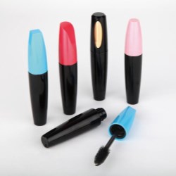 Mascara Packaging with optional cap designs
